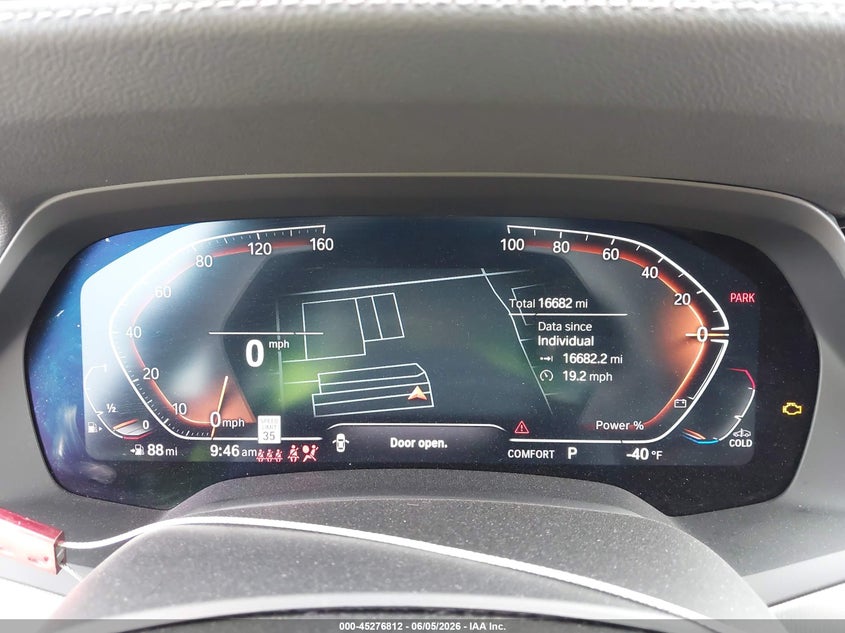 2022 BMW X5 3.0L I-6 DI, DOHC, V(VIN: 5UXCR6C09N9L99655