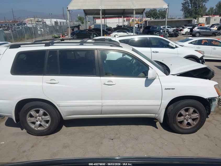 2003 Toyota Highlander Limited V6 VIN: JTEGF21AX30117293 Lot: 45276850
