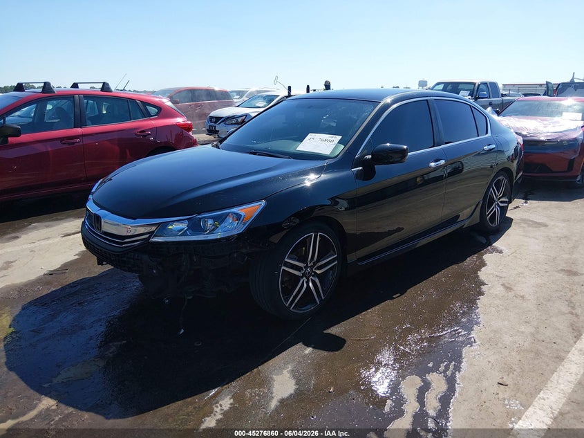 Vin: 1hgcr2f54ha305011, lot: 45774684, honda accord sport 20172