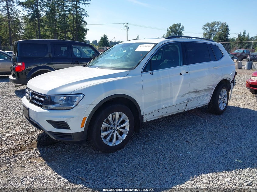 Vin: 3vv2b7ax6jm137466, lot: 45774688, volkswagen tiguan 2.0t se/2.0t sel 20182