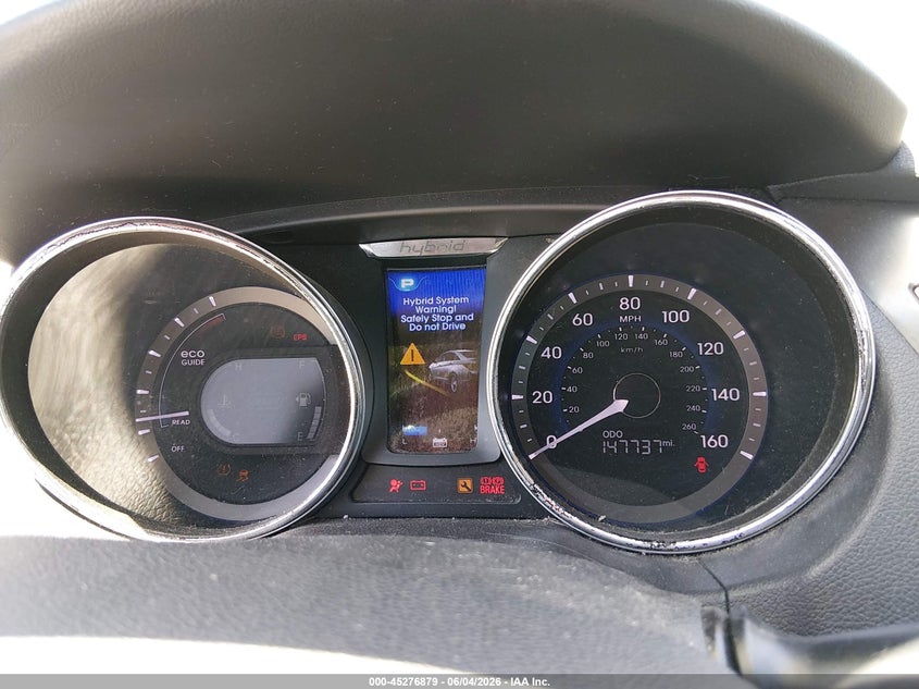 2012 HYUNDAI SONATA HYBRID auction photo 7