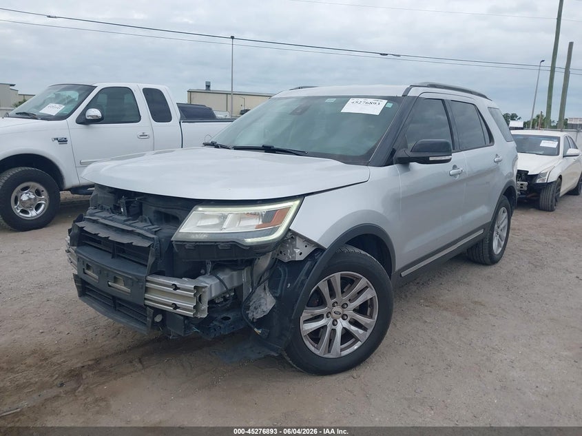 Vin: 1fm5k7d85jgb39716, lot: 45774717, ford explorer xlt 20182
