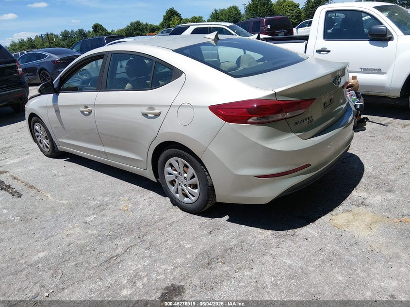 HYUNDAI ELANTRA 2017 VIN KMHD74LF7HU376750