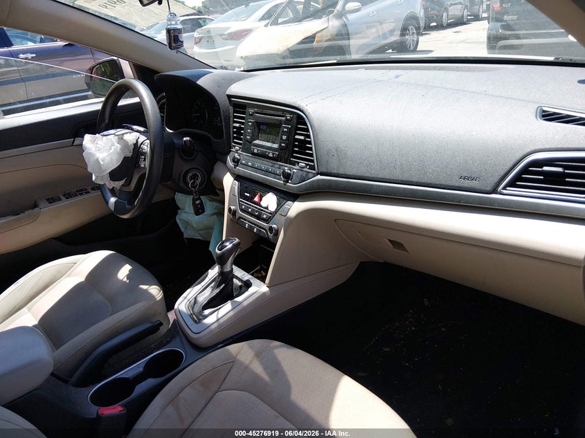 HYUNDAI ELANTRA 2017 VIN KMHD74LF7HU376750