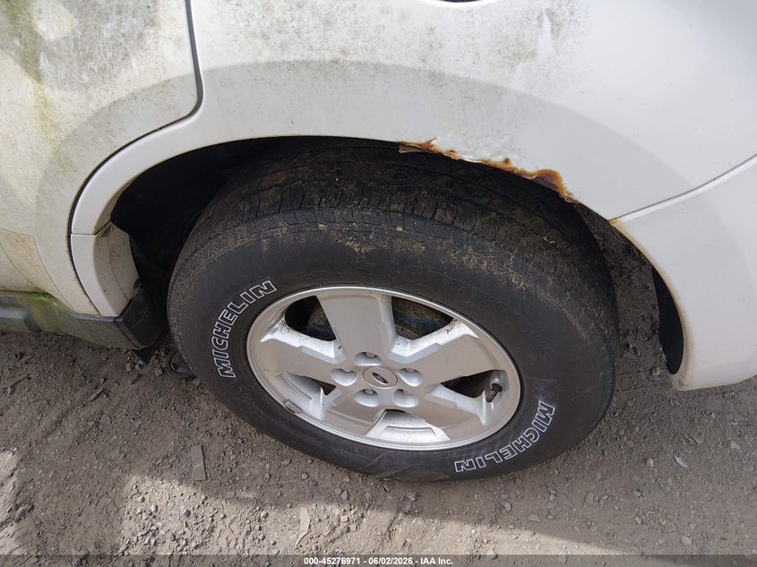 2012 Ford Escape white Lot 111045276971 Vin 1FMDU9D75CKB20023