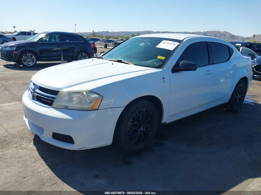 Vin: 1c3cdzab0cn286305, lot: 45774800, dodge avenger se 20122