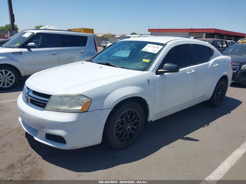 Vin: 1c3cdzab0cn286305, lot: 45774800, dodge avenger se 20122