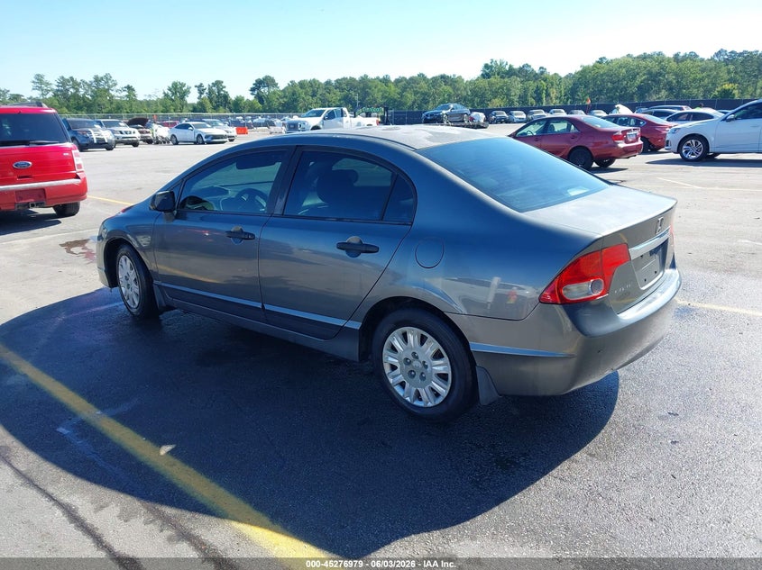 2009 HONDA CIVIC SEDAN 1.8L I-4 VVT, 140HP
