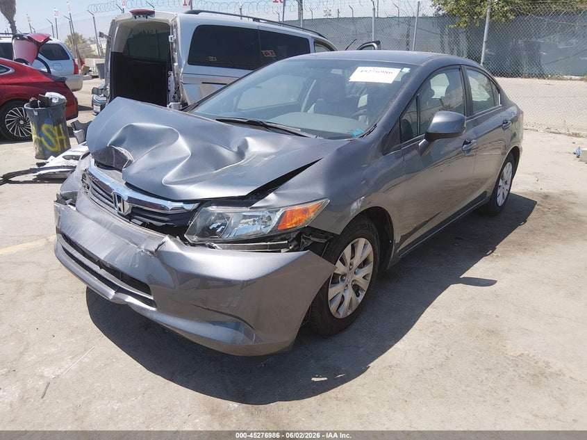 2012 Honda Civic Lx 19XFB2F54CE346339 photo 1