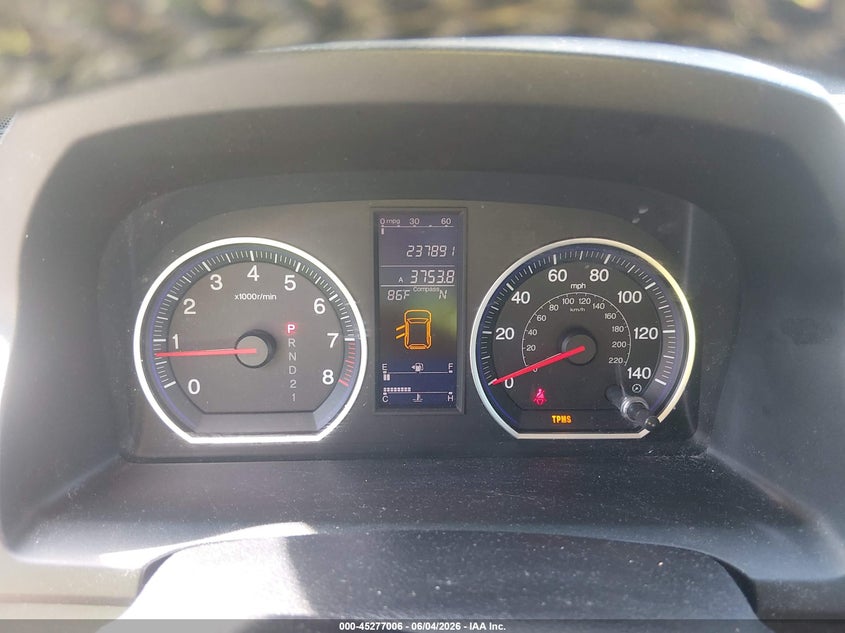 2011 Honda Cr-V Ex-L VIN: 5J6RE3H72BL008267 Lot: 45277006