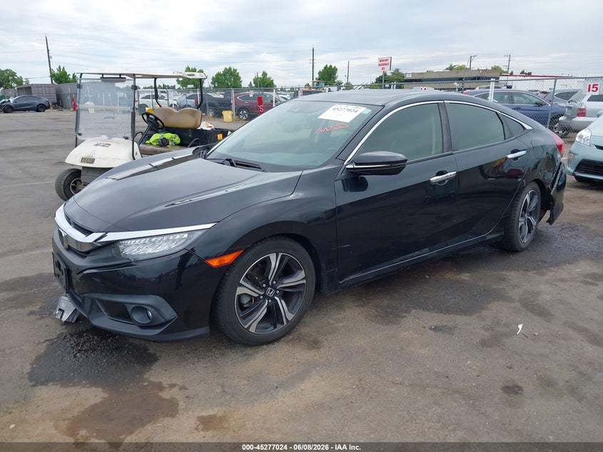 Vin: jhmfc1f92jx000327, lot: 45774848, honda civic touring 20182
