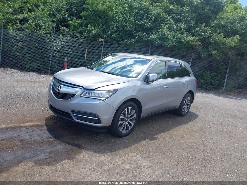 Vin: 5fryd4h41gb010407, lot: 45774880, acura mdx technology   acurawatch plus packages/technology package 20162