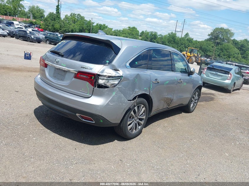 Vin: 5fryd4h41gb010407, lot: 45774880, acura mdx technology   acurawatch plus packages/technology package 20164