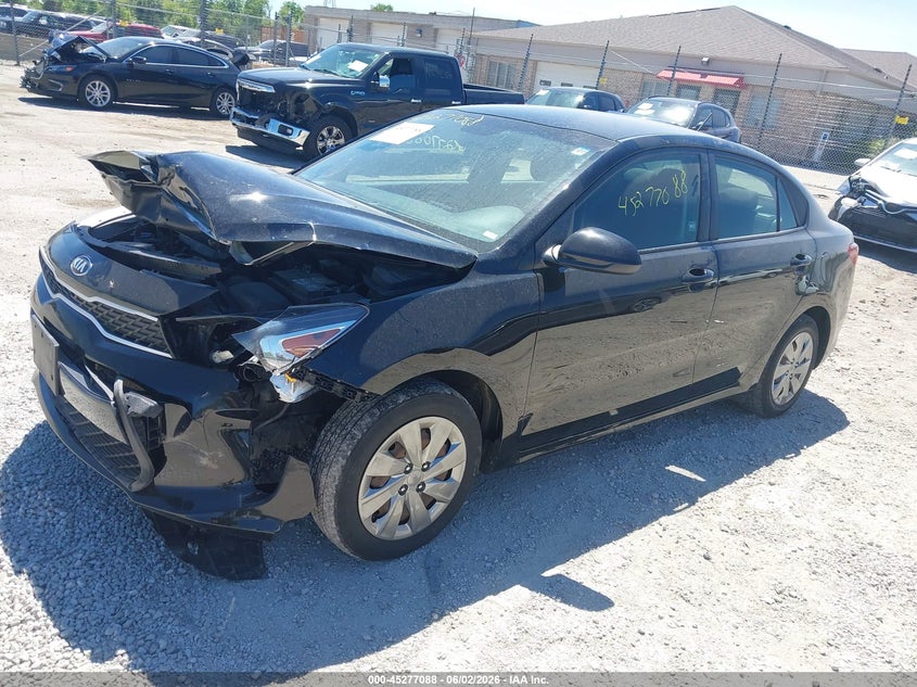 Vin: 3kpa24ab1ke205150, lot: 45774912, kia rio s 20192