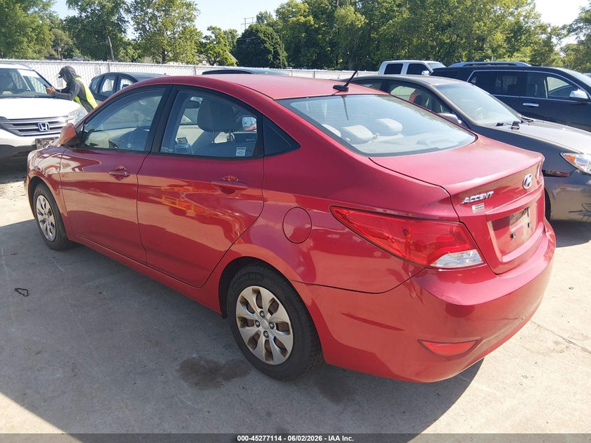 Vin: kmhct4ae3fu911331, lot: 45774937, hyundai accent gls 20153
