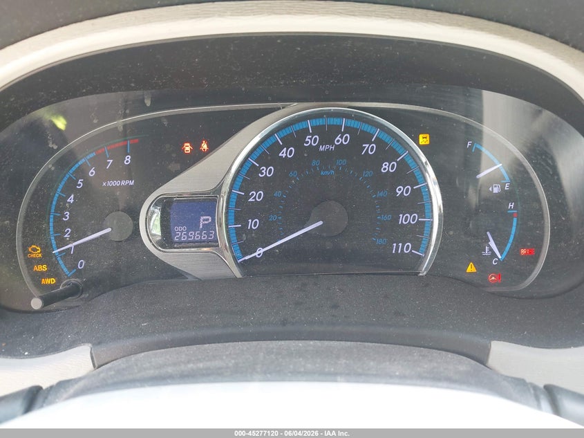 2011 Toyota Sienna Limited VIN: 5TDDK3DC4BS010712 Lot: 45277120