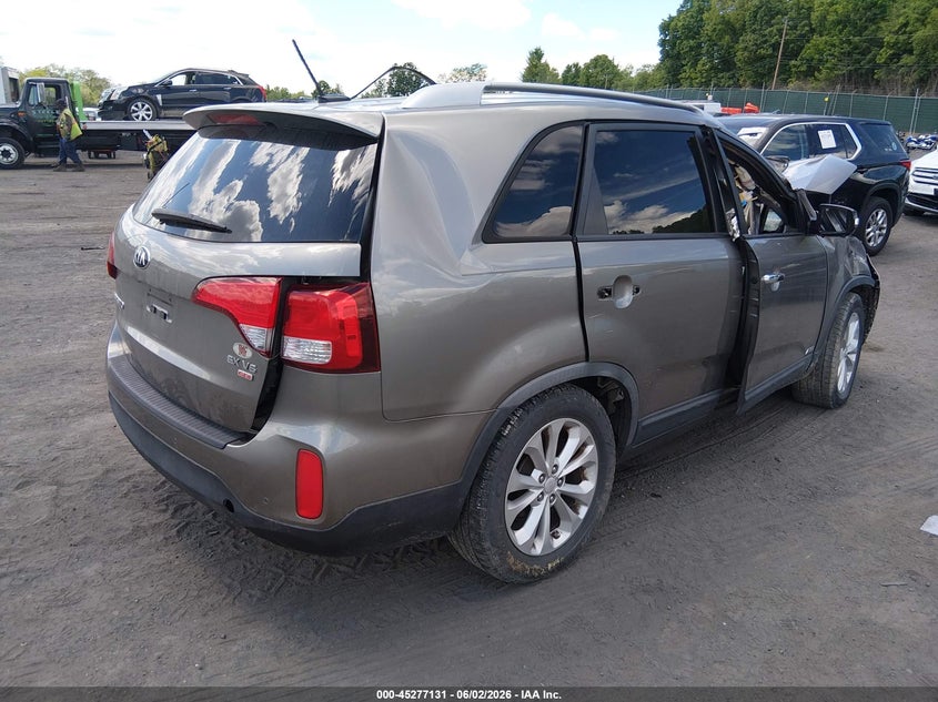 Vin: 5xykuda73fg550960, lot: 45774955, kia sorento ex v6 20154