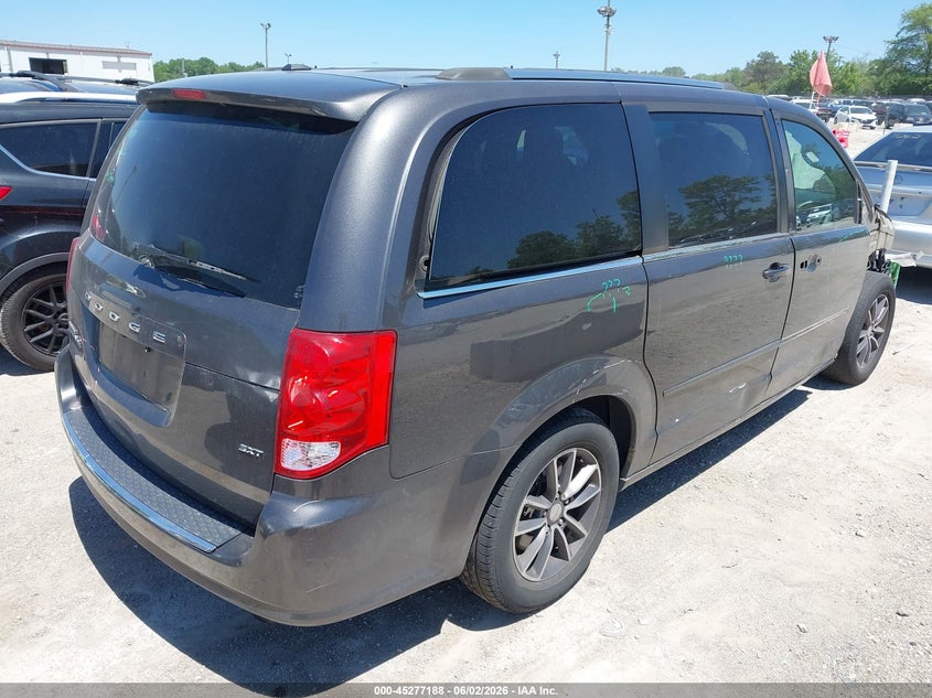 Vin: 2c4rdgcg2gr192728, lot: 45775012, dodge grand caravan sxt 20164