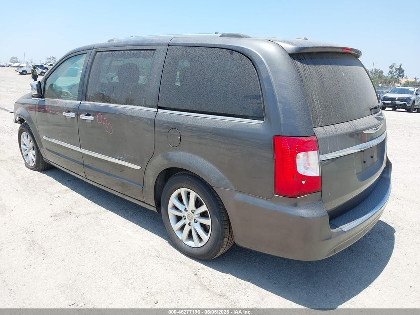 Vin: 2c4rc1gg2gr233093, lot: 45775020, chrysler town & country limited platinum 20163