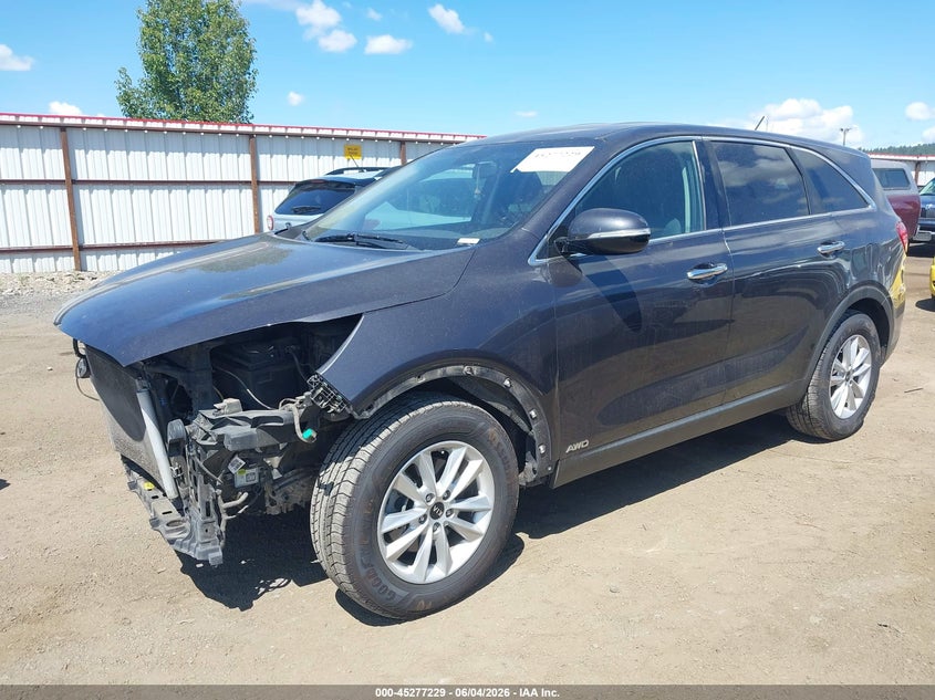 Vin: 5xypgda57kg474939, lot: 45775052, kia sorento 3.3l lx 20192