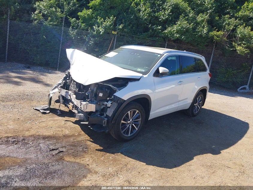 Vin: 5tdjzrfh2hs431489, lot: 45775068, toyota highlander se/xle 20172