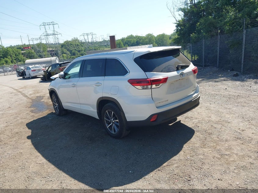 Vin: 5tdjzrfh2hs431489, lot: 45775068, toyota highlander se/xle 20173