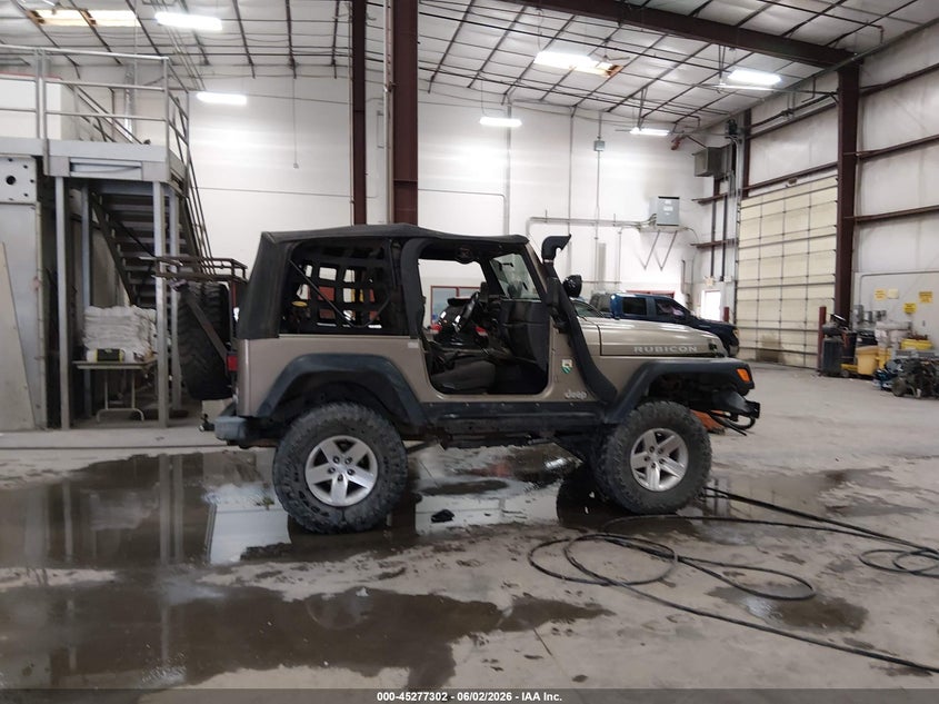 2003 Jeep Wrangler Rubicon VIN: 1J4FA69SX3P357710 Lot: 45277302