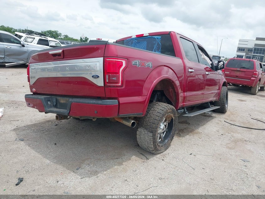 Vin: 1ftew1eg7ffd07879, lot: 45775143, ford f-150 platinum 20154