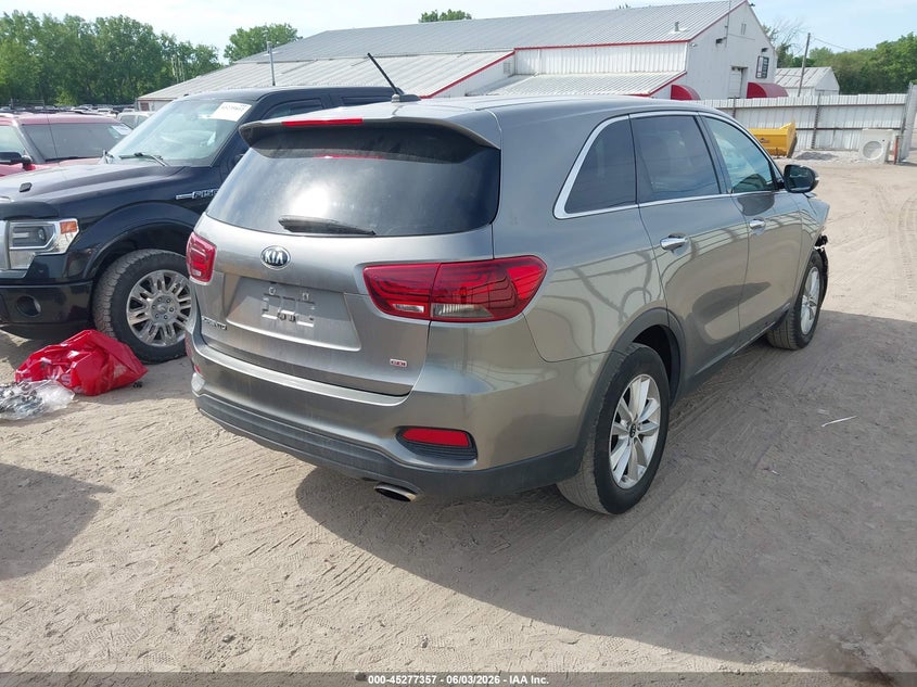 Vin: 5xypgda32kg552879, lot: 45775180, kia sorento 2.4l lx 20194
