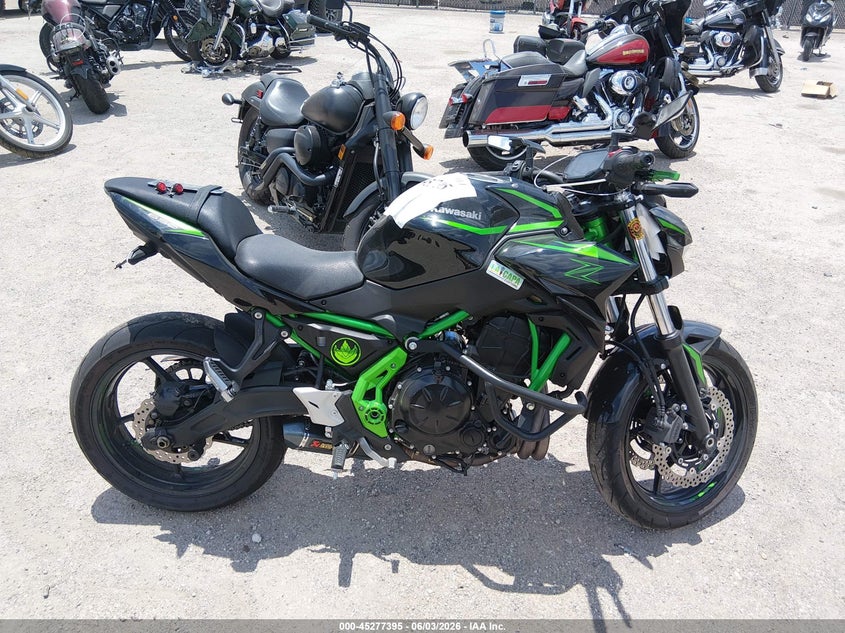 2025 Kawasaki Er650 N VIN: ML5EREN13SDAE6596 Lot: 45277395