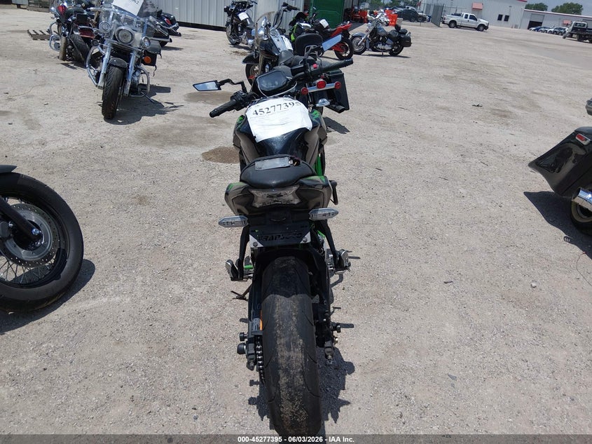 2025 Kawasaki Er650 N VIN: ML5EREN13SDAE6596 Lot: 45277395