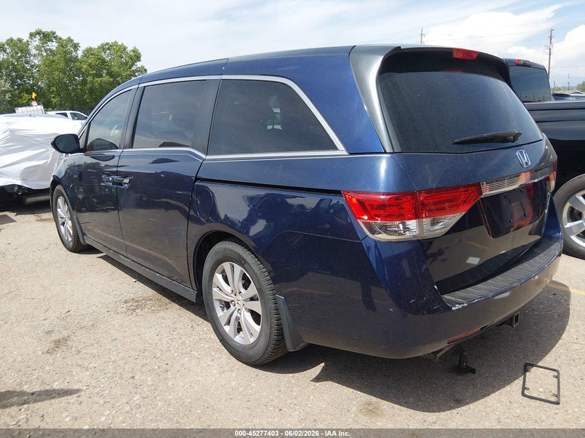 Vin: 5fnrl5h46fb113285, lot: 45775227, honda odyssey ex 20153