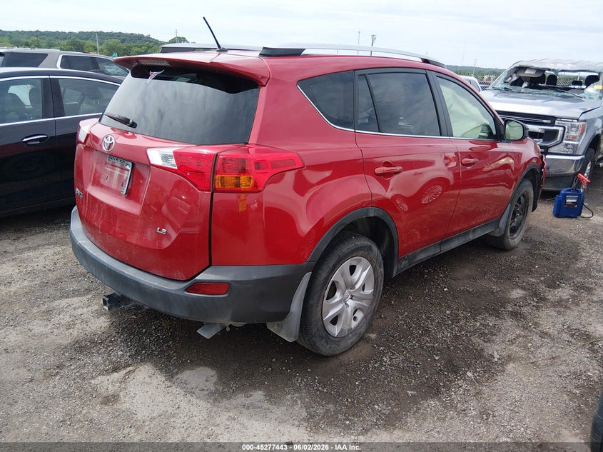 Vin: jtmzfrev7fd054430, lot: 45775267, toyota rav4 le 20154