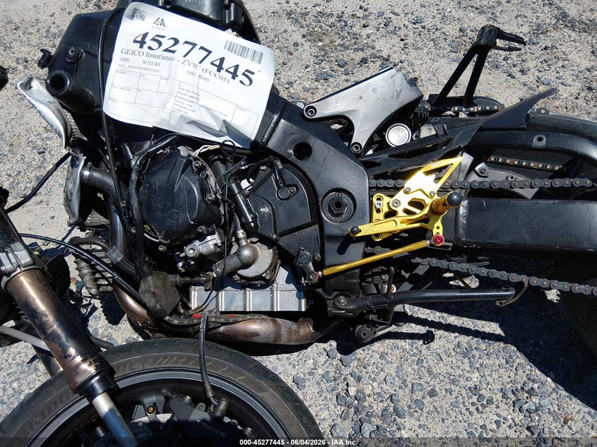2006 Suzuki Gsx-R600 K6 VIN: JS1GN7DA962101413 Lot: 45277445