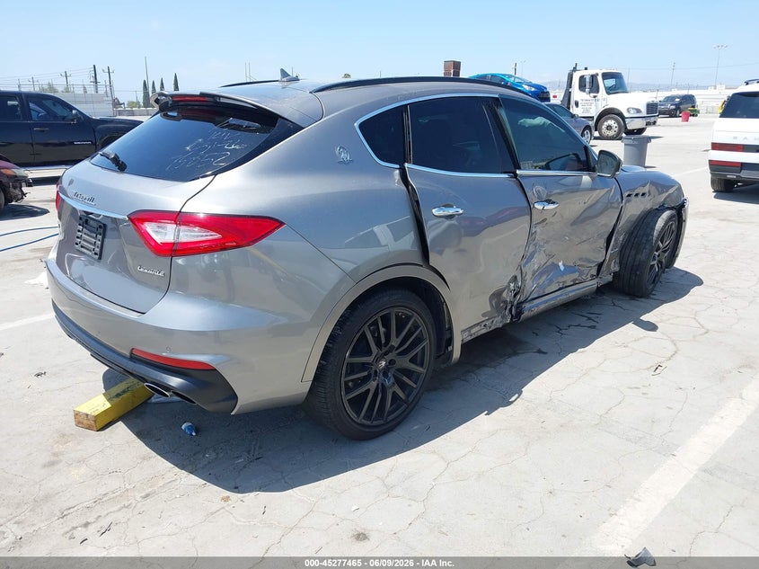 Vin: zn661yus4kx313658, lot: 45775290, maserati levante s gransport 20194