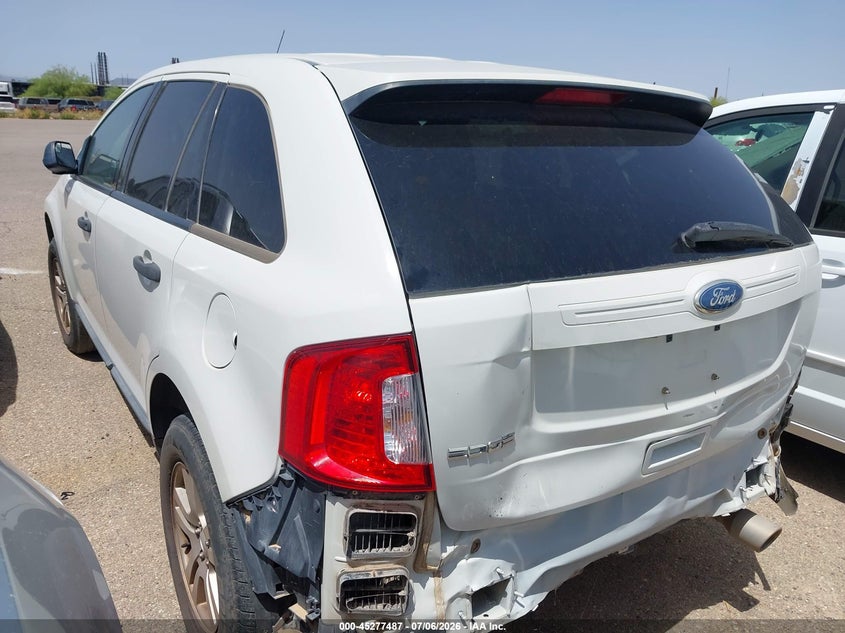Vin: 2fmdk3gc5cba41977, lot: 45775311, ford edge se 20123