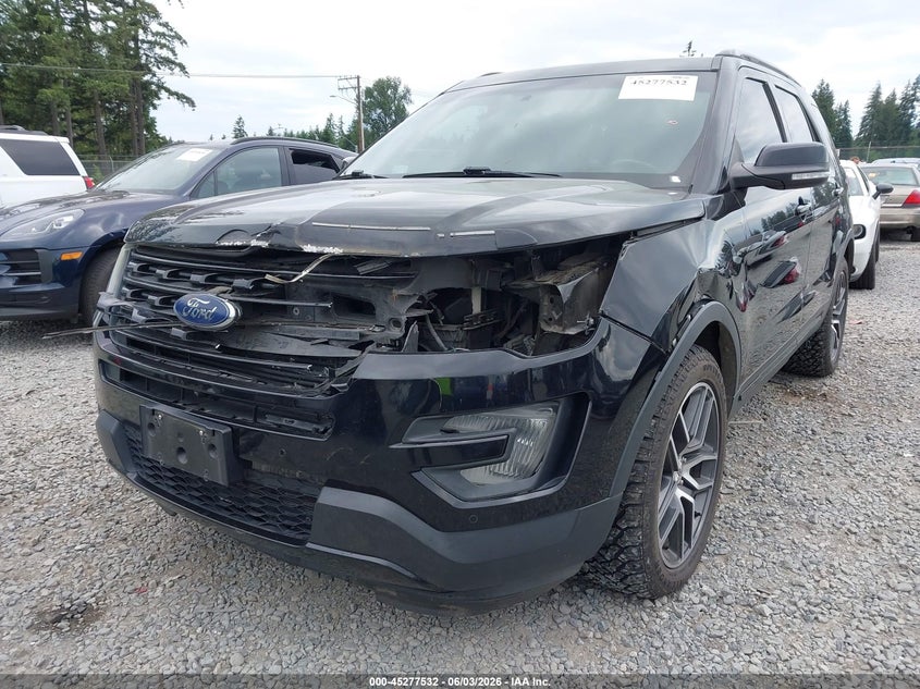 2016 FORD EXPLORER SPORT UTILITY VEHICLE 3.5L V-6 DI, DOHC, VVT, TURBO, 365HP