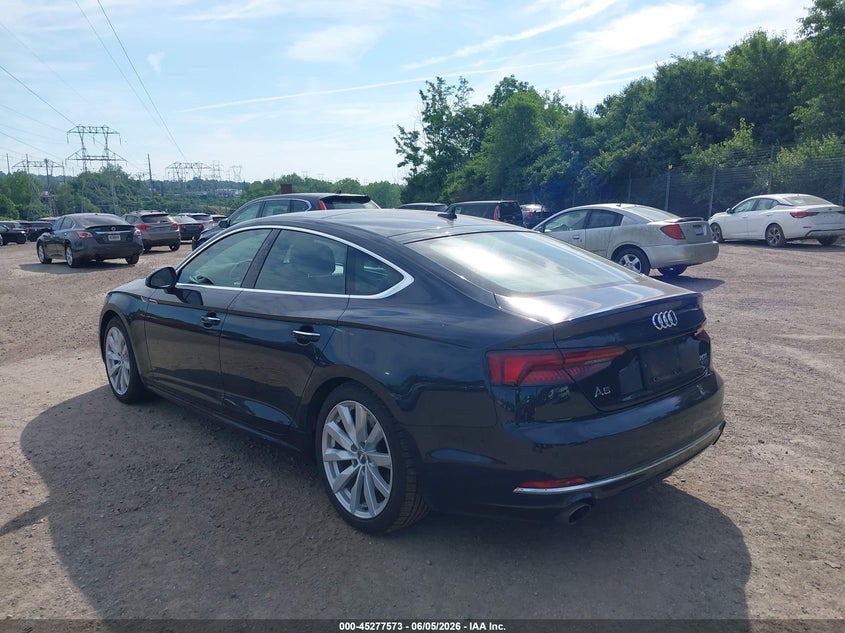 Vin: waubncf50ja134949, lot: 45775397, audi a5 2.0t premium 20183