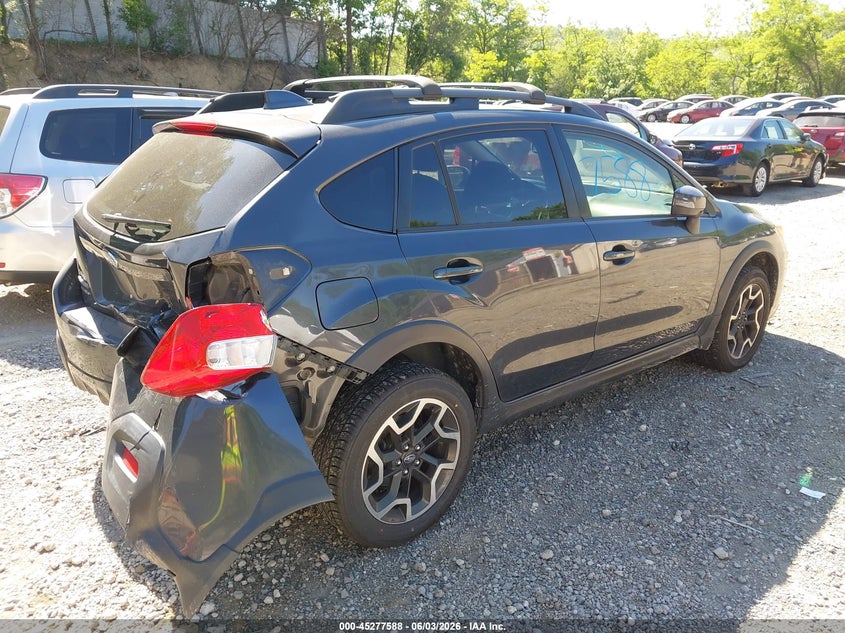 Vin: jf2gpakc9g8243942, lot: 45775414, subaru crosstrek 2.0i limited 20164