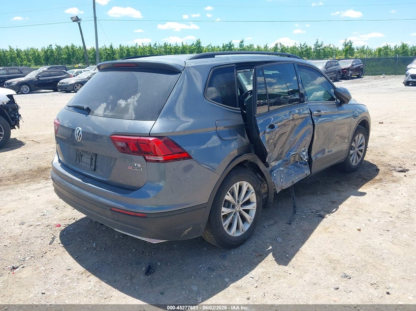 Vin: 3vv0b7ax9jm011299, lot: 45775425, volkswagen tiguan 2.0t s 20184
