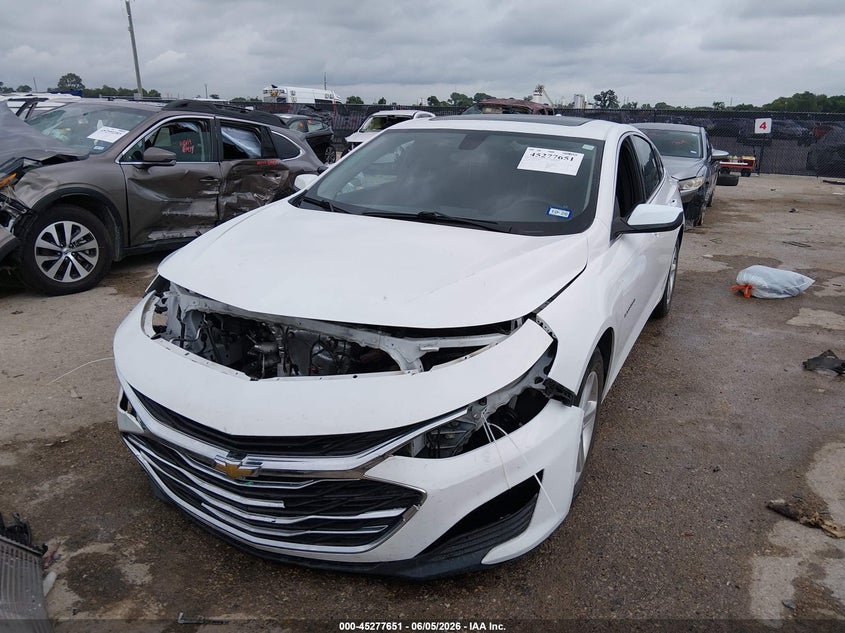 Vin: 1g1zd5st2nf181521, lot: 45775475, chevrolet malibu fwd lt 20222