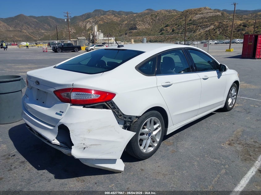 Vin: 3fa6p0hr7dr344557, lot: 45775491, ford fusion se 20134