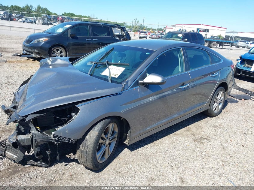 Vin: 5npe34af3kh735830, lot: 45775495, hyundai sonata sel 20192