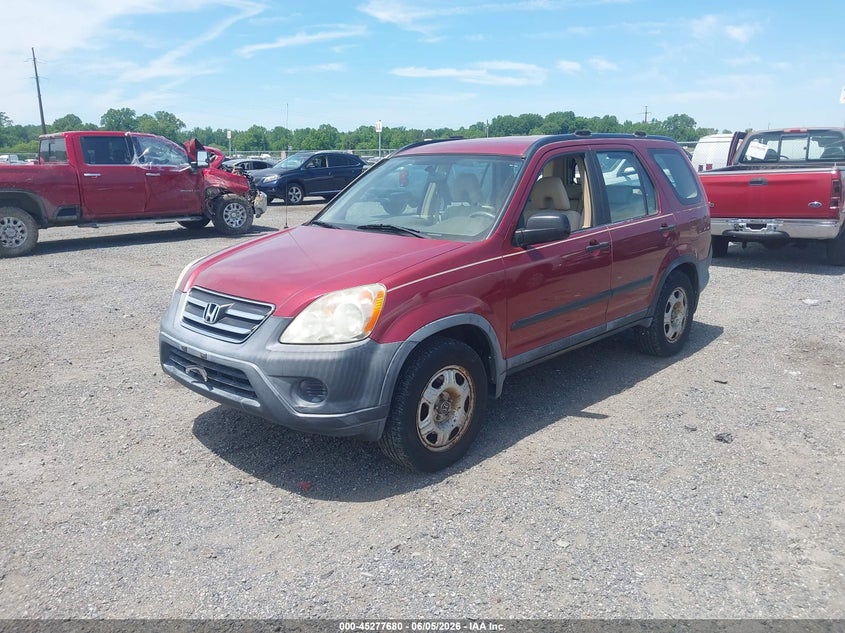SHSRD78555U343263 2005 Honda Cr-V Lx photo 1
