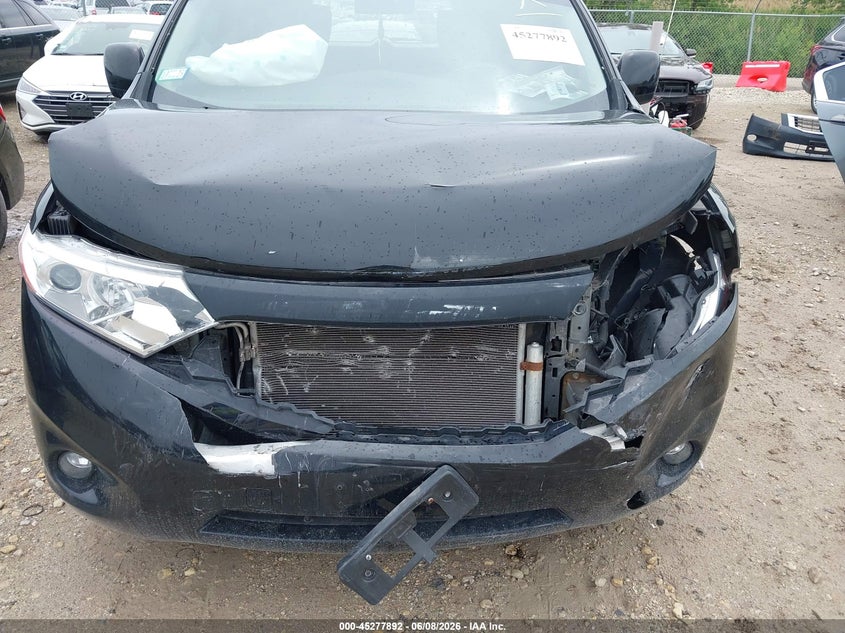 2016 Nissan Quest Platinum/S/Sl/Sv VIN: JN8AE2KP9G9150078 Lot: 45277892