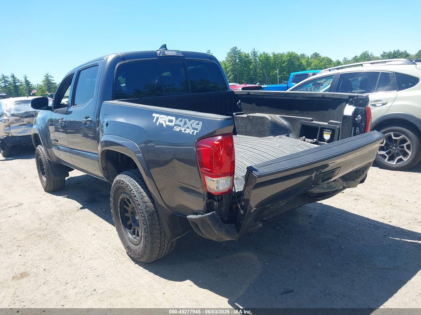 Vin: 3tmcz5an0gm019875, lot: 45775769, toyota tacoma trd sport 20163