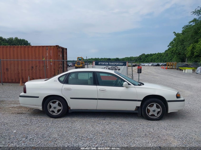 2003 Chevrolet Impala VIN: 2G1WF52K939305391 Lot: 45277946