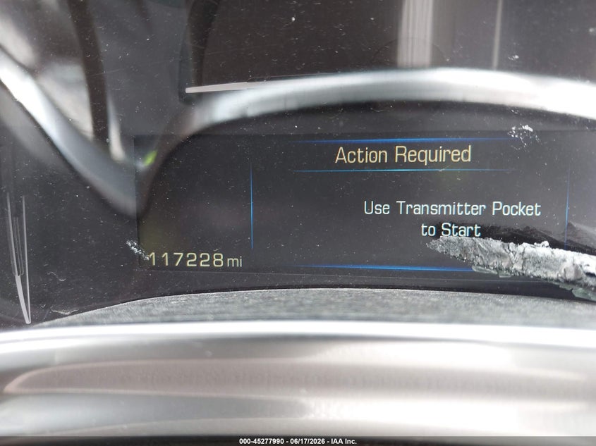 CADILLAC SRX 2013 VIN 3GYFNDE31DS579322