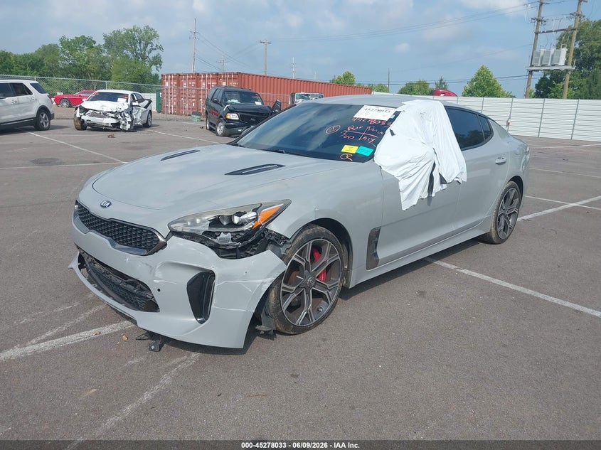 Vin: knae35lc7j6031905, lot: 45775857, kia stinger gt 20182