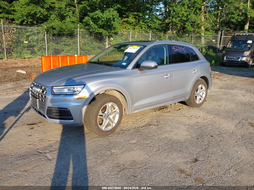 Vin: wa1anafy2j2014345, lot: 45775864, audi q5 2.0t premium/2.0t tech premium 20182